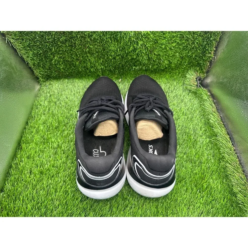 Brooks Glycerin 21 1104192E090 Athletic Sneaker Men's 9.5 Black Knit Gym Running